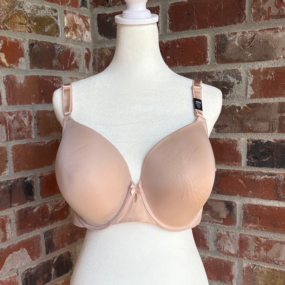 Torrid 42DD Back Smoothing Everyday Smooth Underwire T-Shirt Bra - Nude 11127077